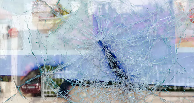 Cracked Glass Balcony Door Repair in West Pensacola, FL